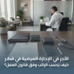الأجر في الإجازة المرضية في قطر:كيف يُحسب الراتب وفق قانون العمل؟